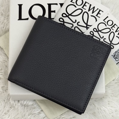 E (全体的に状態が悪い)】LOEWE ロエベ アナグラム Wホック財布 二 E (全体的に状態が悪い)】LOEWE ロエベ アナグラム Wホック財布 二