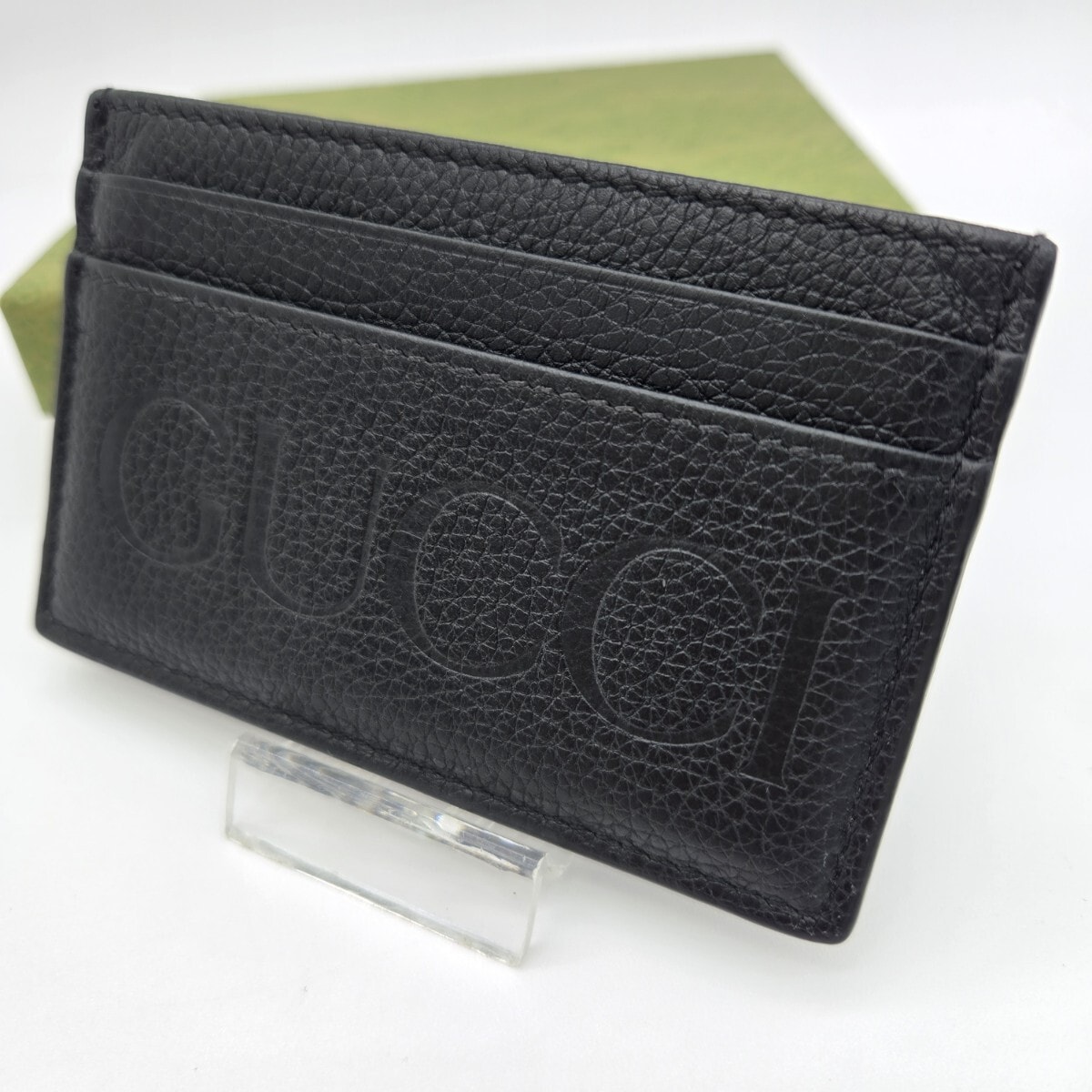 A (未使用に近い)】箱付き 未使用に近い GUCCI ペンケース 筆箱 GG