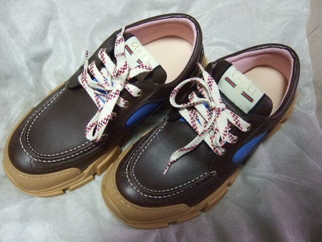 処分　未使用　高級ブランド　グッチ　ローファ　サイズ６（25cm程度）　