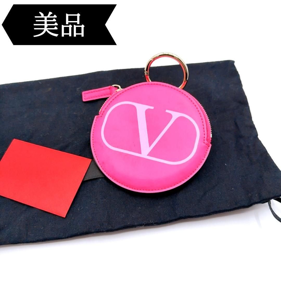 目立った傷や汚れなし】◇ヴァレンティノガラヴァーニ◇レザー/V