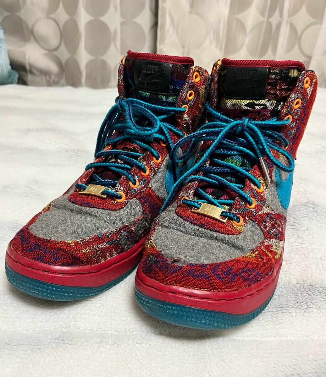NIKE ID エアフォース1 ペンドルトンオリジナルカスタムシューズ　25cm NIKE