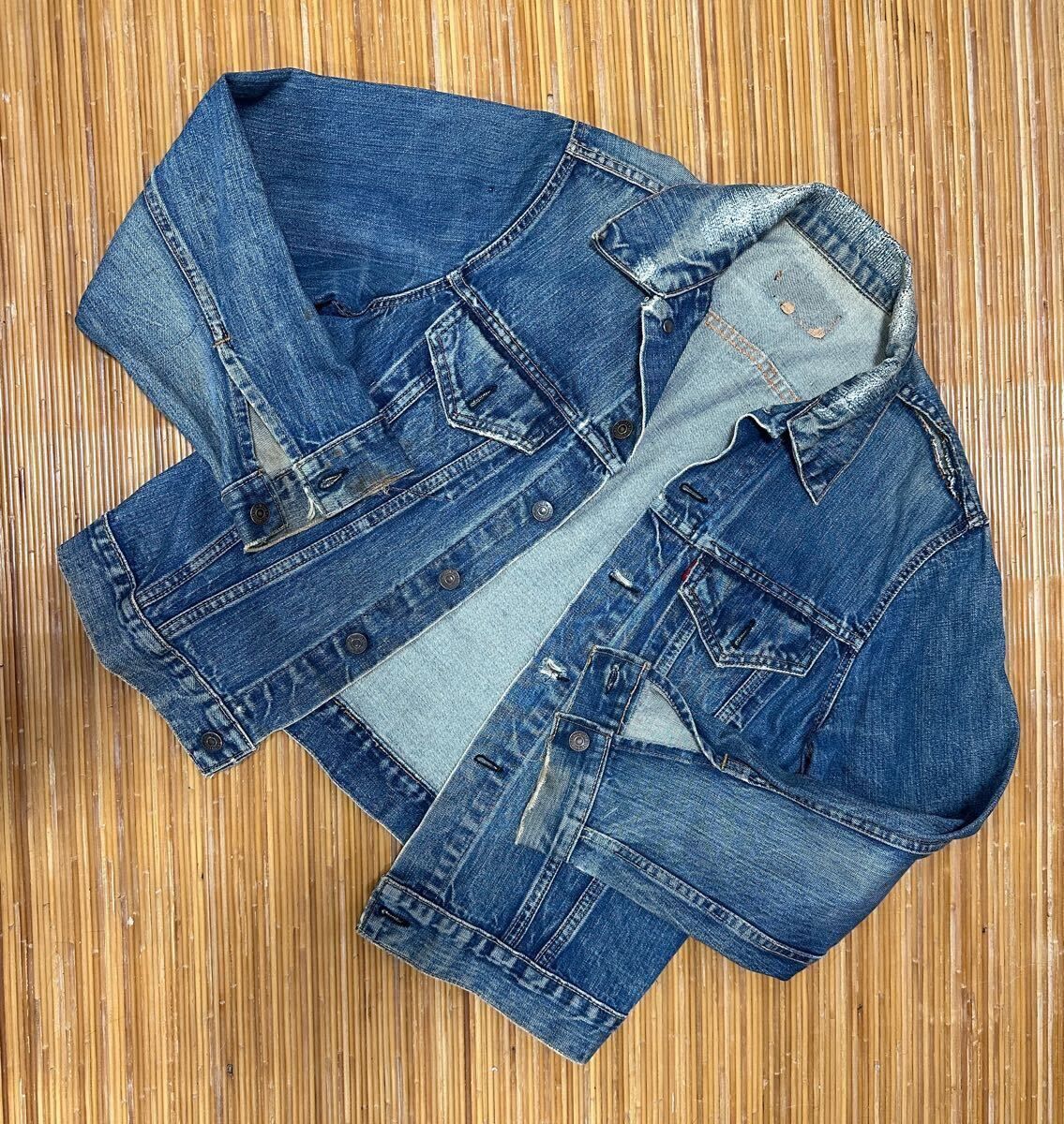 リーバイス 70505サードジャケット Levi'sインディゴ　ビンテージ　60s〜70s ボタン裏525 サイズ42位