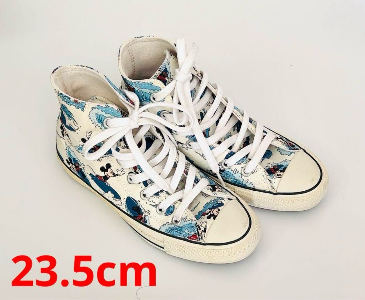 コンバース オールスター CONVERSE ミッキーマウス ハイカットスニーカー サイズ23.5cm