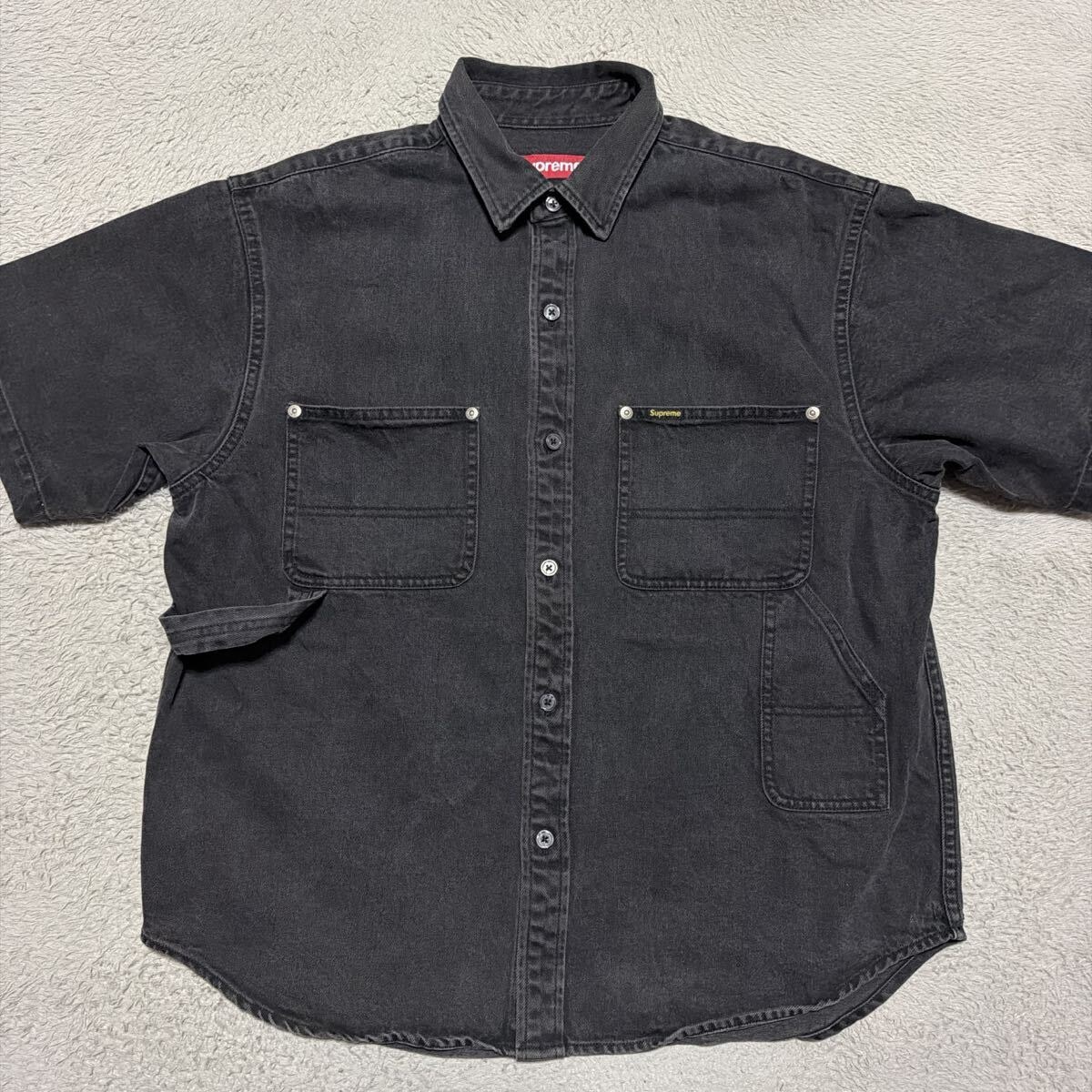 Supreme Mesh Panel Linen S/S Shirt 