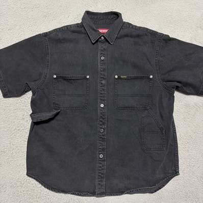 Supreme Mesh Panel Linen S/S Shirt Supreme Mesh Panel Linen S/S Shirt
