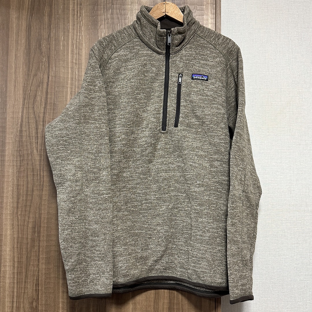 【美品古着】patagonia(パタゴニア)ハーフジップ ベターセーター ブラウンL