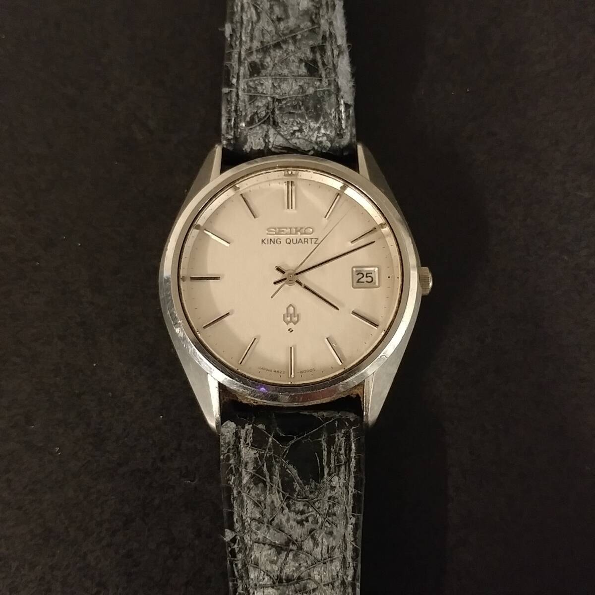 傷や汚れあり】SEIKO KING QUATZ セイコー キングクォーツ デイト