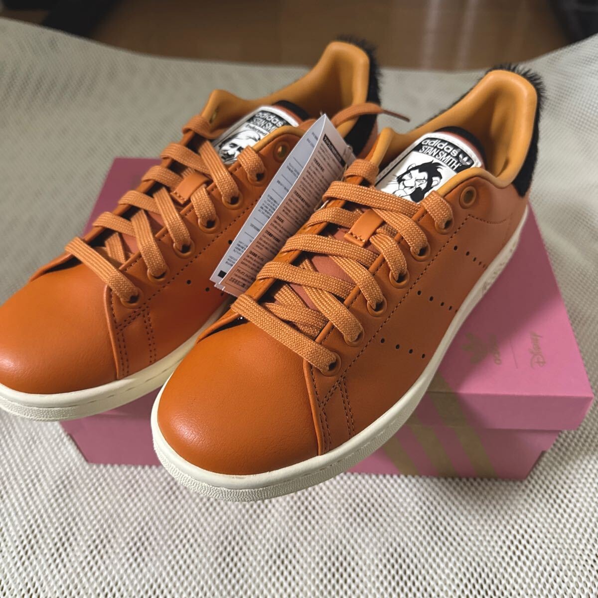 adidas アディダス スタンスミス ライオンキング ディズニー 24cm ユニセックス スニーカー シューレース付き HP5593 新品未使用品