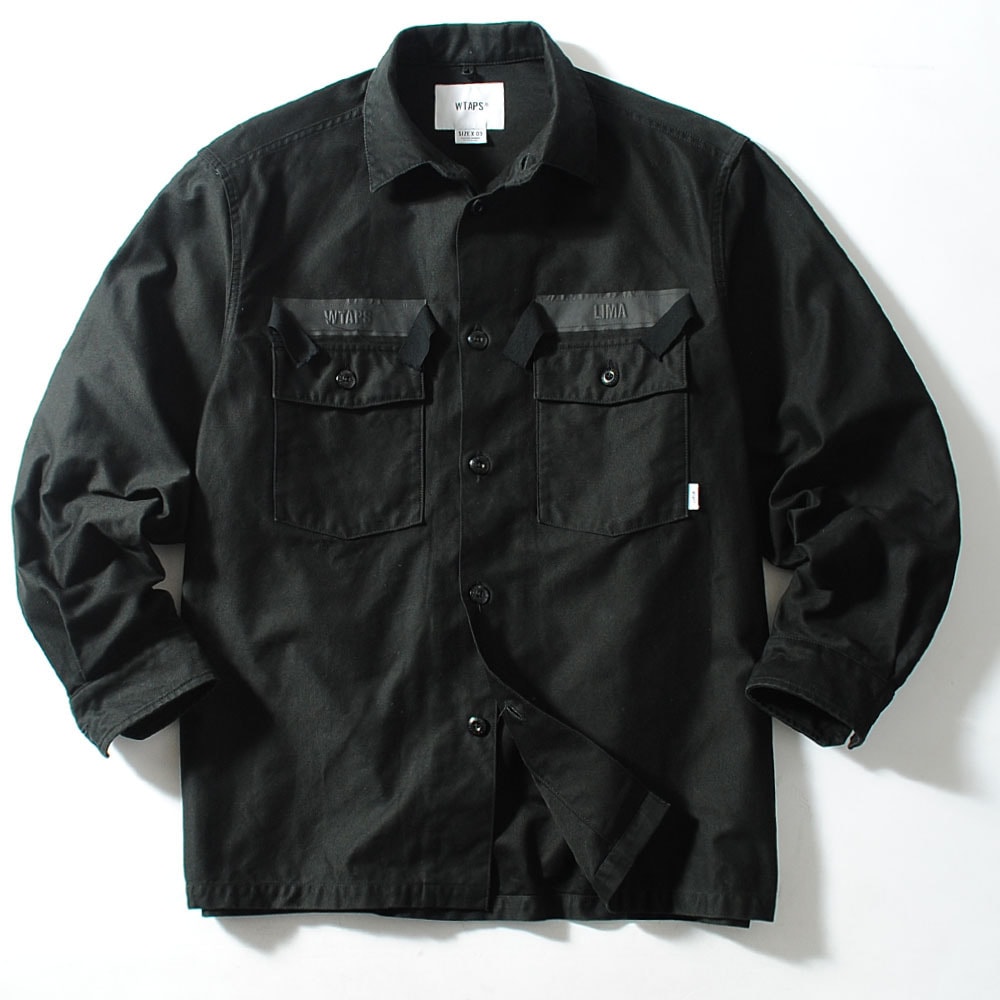 WTAPS Bd 03 / LS / Cotton. Broadcloth. Textile. Of 