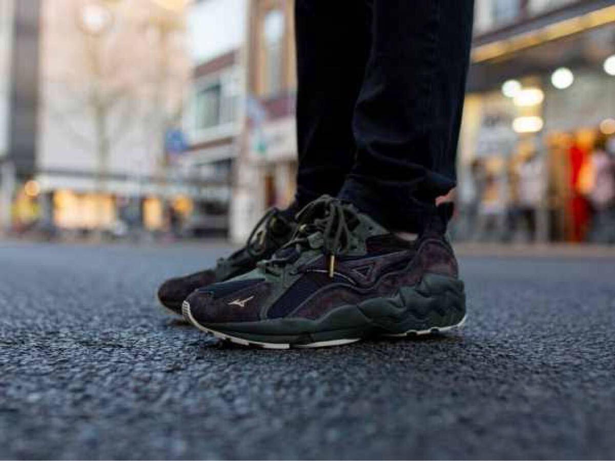 MIZUNO ウェーブライダー 1 WAVE RIDER 1 ミズノ ワイルドノルディック パック olive green オリーブ グリーン 10 28