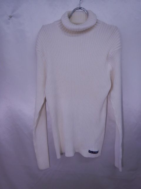 POLO　SPORT/RALPH　LAUREN　タートルネックセーター　Lサイズ　白色　★中古