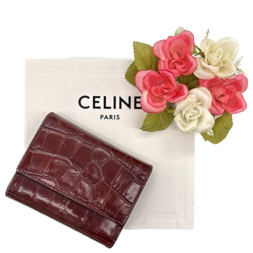 A (未使用に近い)】極美品 CELINE セリーヌ トリオンフキャンバス