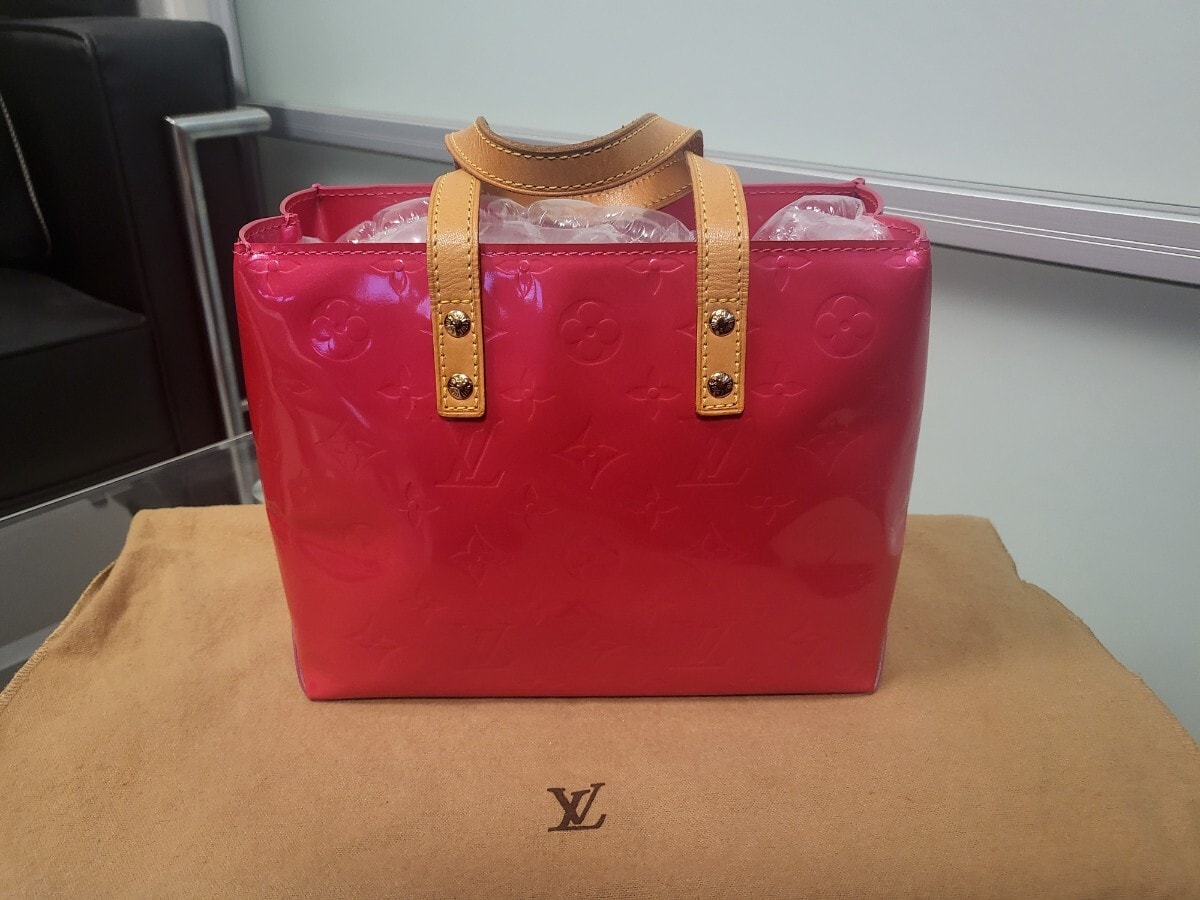 【極美品】ルイ・ヴィトン リードPM ピンク ヴェルニ