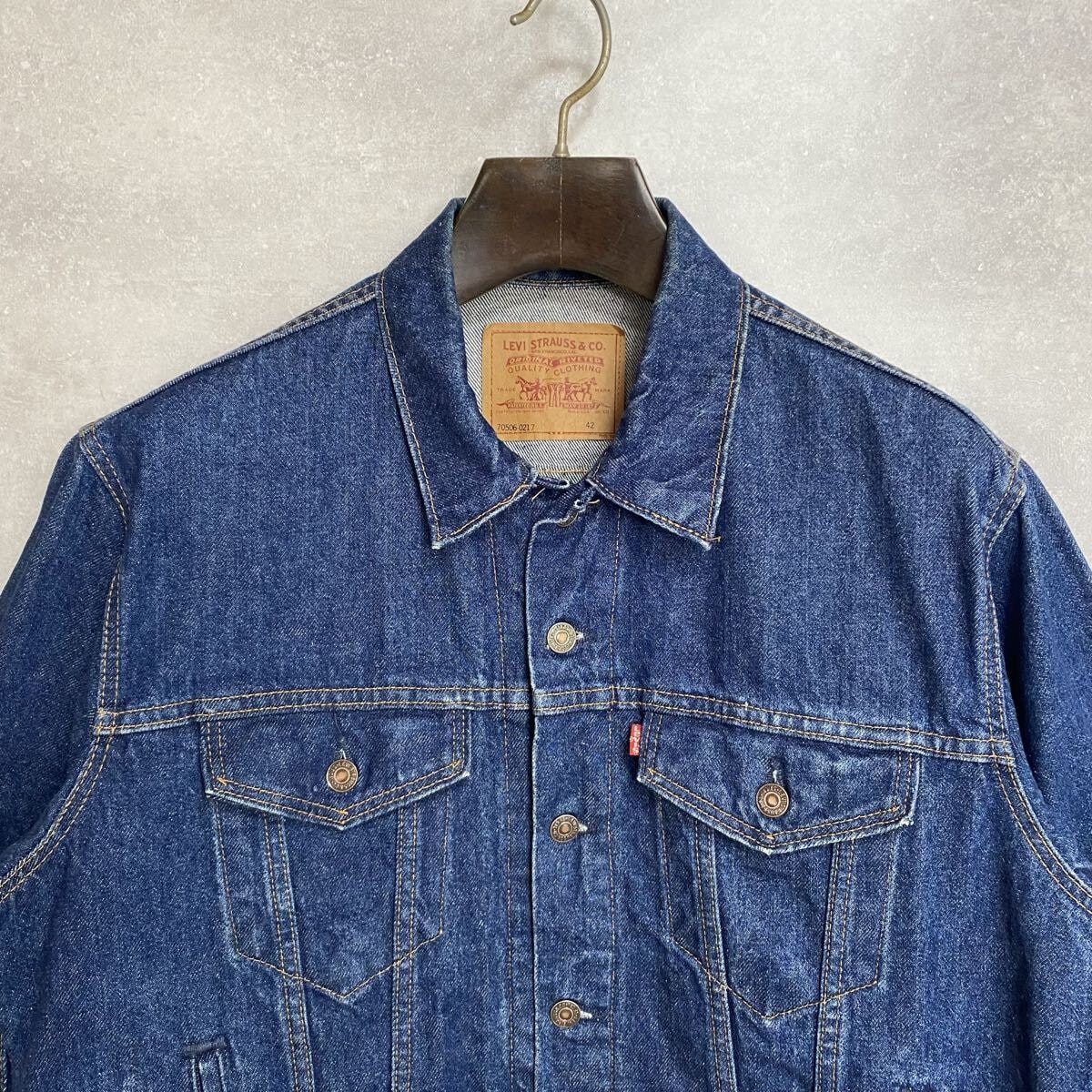 LEVI'S x NIGO 557XX Hickory Stripe Trucker Jacket 