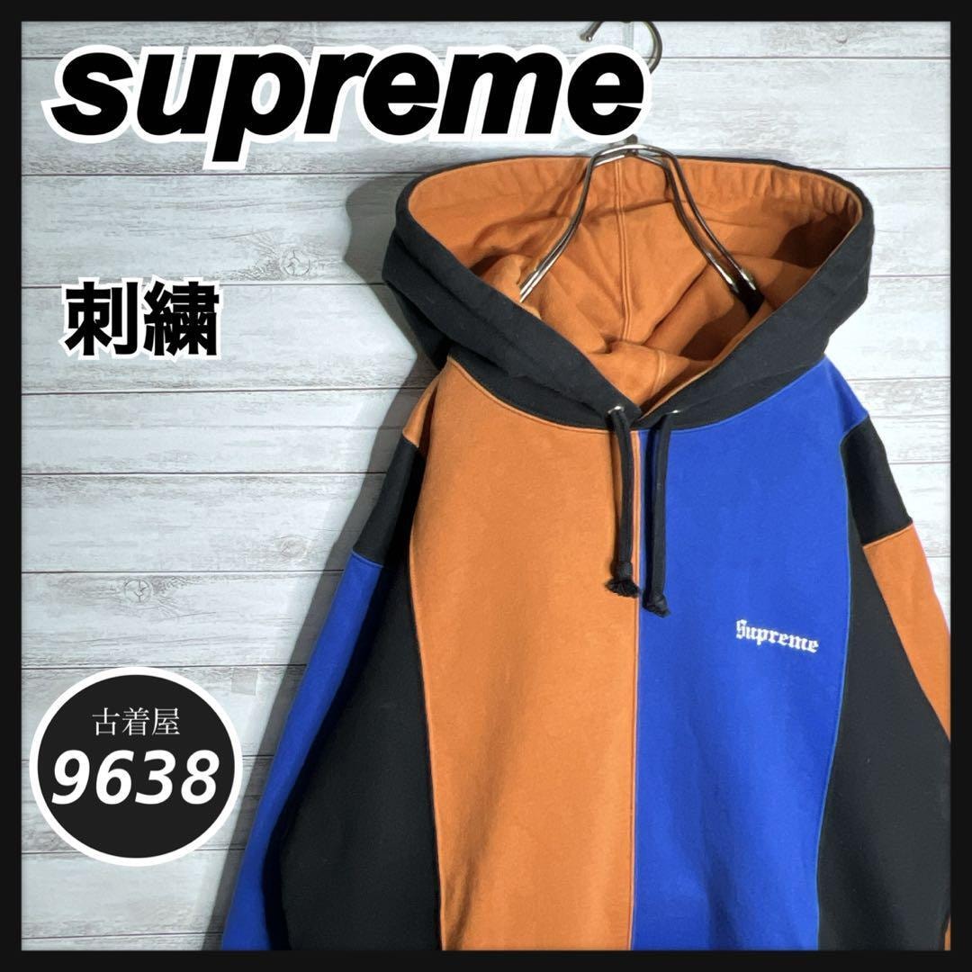 【入手困難!!】シュプリーム 刺繍 トレーナー 肉厚 裏起毛 ゆるだぼ 重ね着