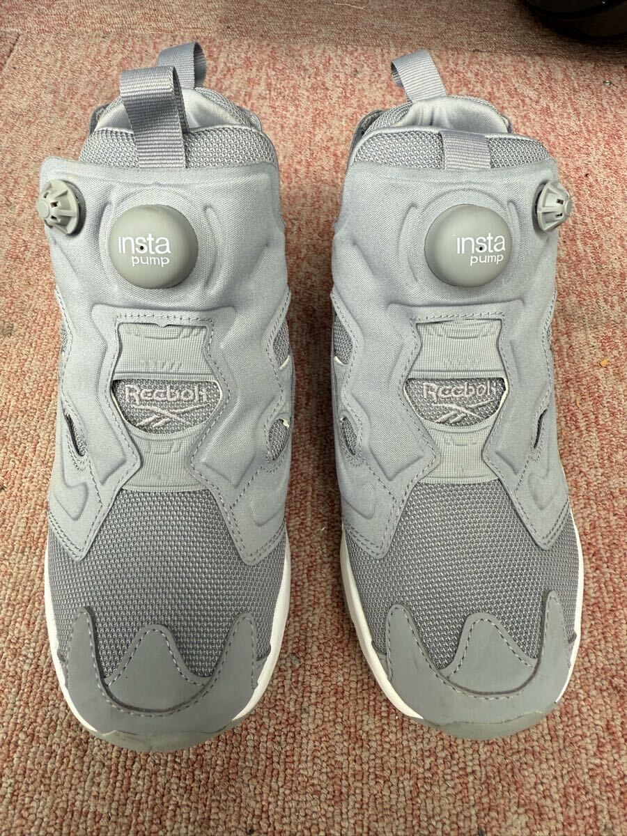 Reebok リーボック インスタ ポンプフューリー グレー スポーツ シューズ 23.5cm