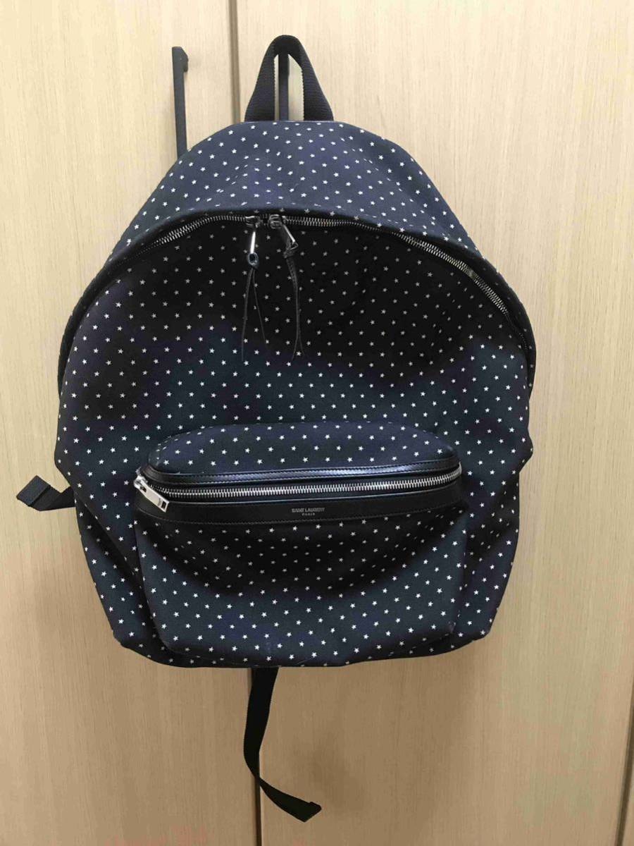 正規 16SS SAINT LAURENT PARIS サンローラン パリ Hedi Slimane エディ期 スター 星 リュック バックパック バッグ