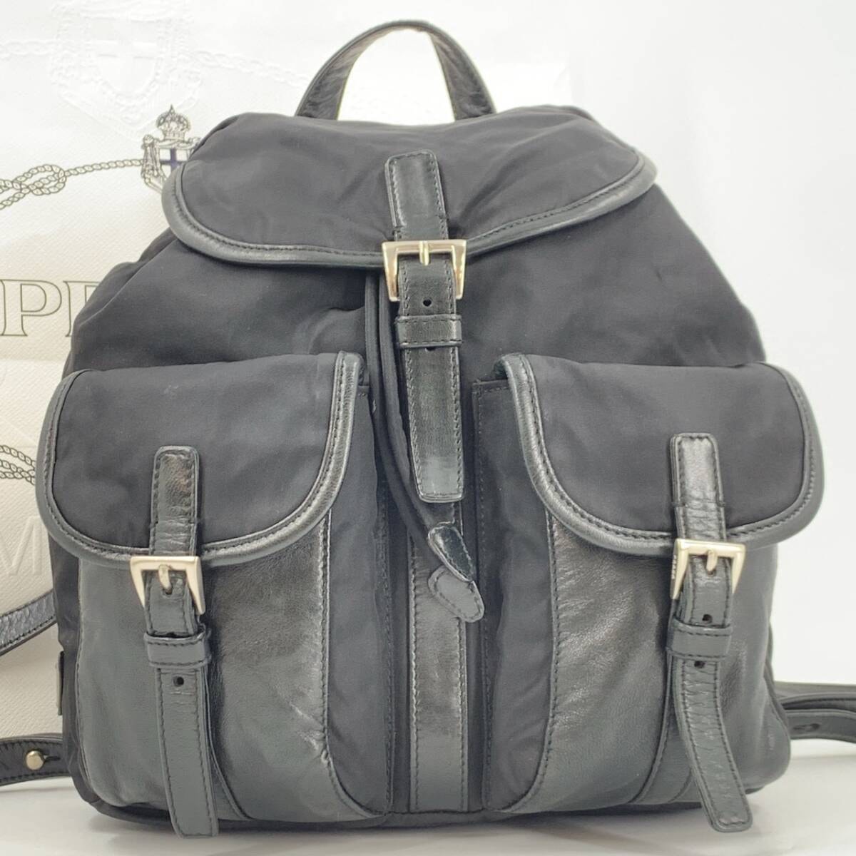 B (目立った傷や汚れなし)】美品 PRADA プラダ テスートナイロン 