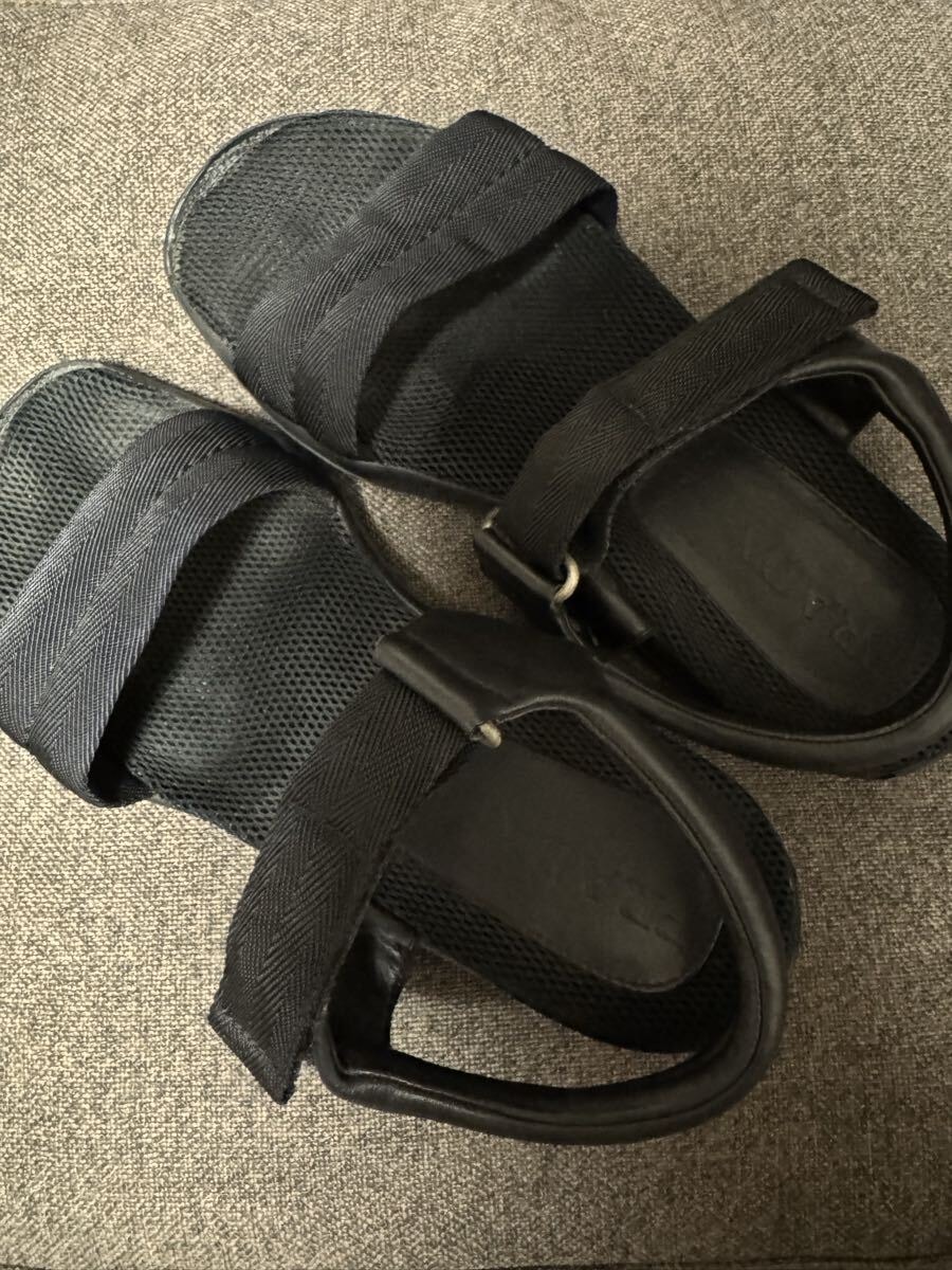 プラダ スポーツ PRADA SPORTS ベルクロ サンダル メンズ 黒 27cm 正規品