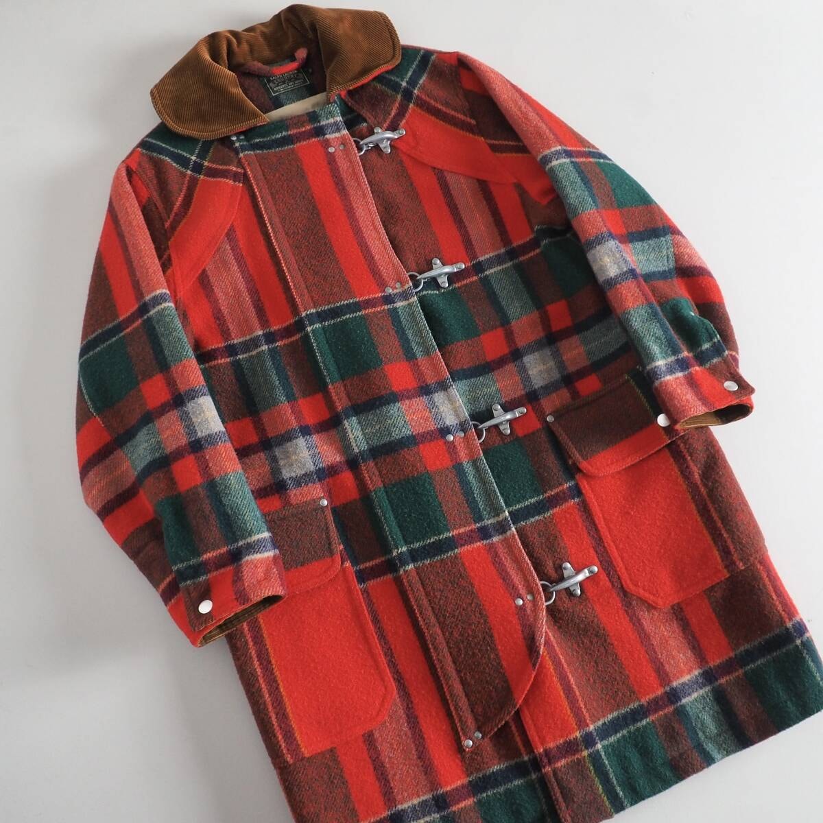 ラルフローレン希少タグカバーオールウールジャケットチェック美品