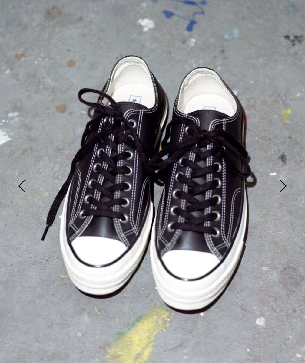 コンバース オールスターレガシー　レザー　ブラック　26.5cm チャックテイラー OX 黒 CONVERSE CT70 ローカット