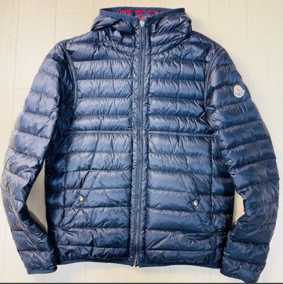 モンクレールダウンジャケット　リバーシブル　極美品サイズ2 L 正規品定価28万