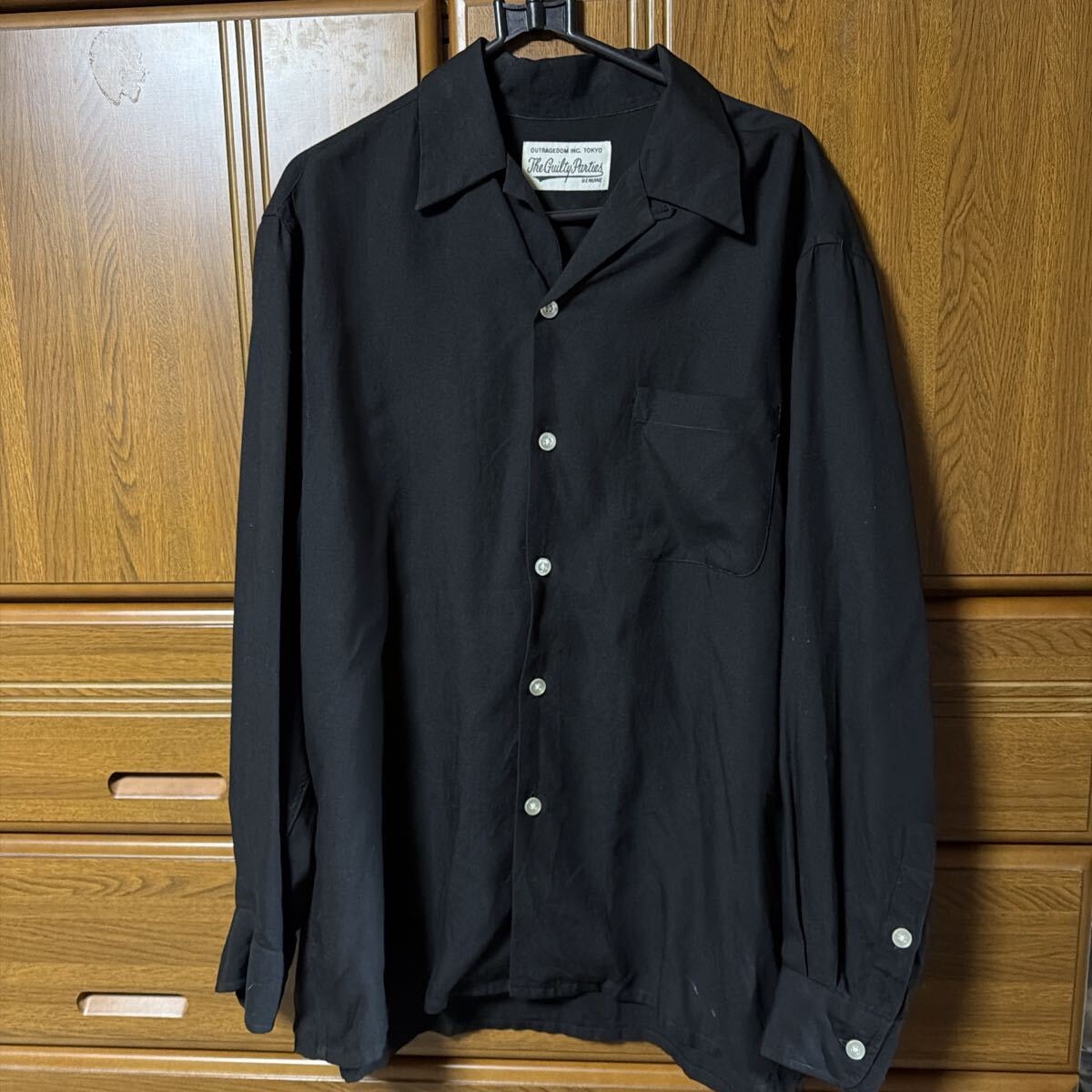 WACKO MARIA PYTHON VELOUR POLO SHIRT 
