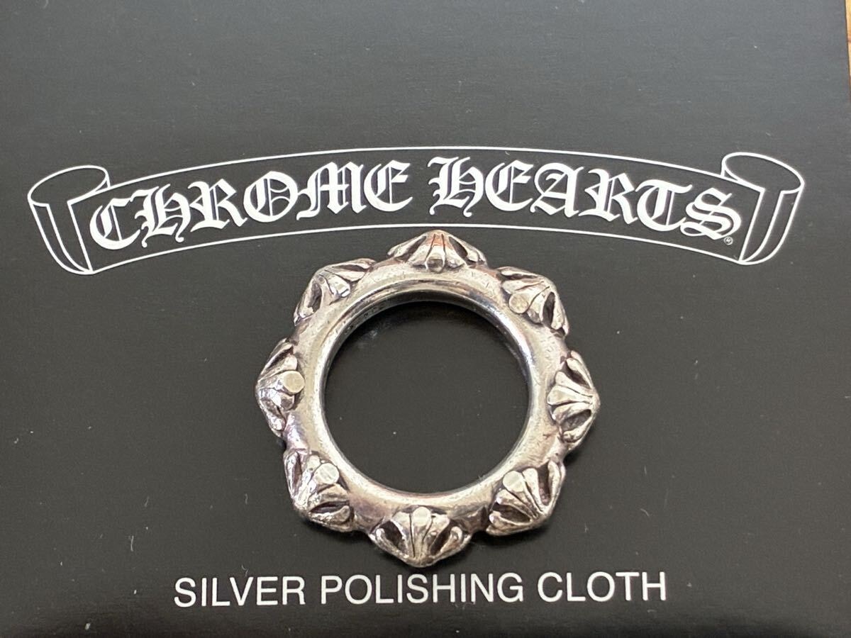 CHROME HEARTS CROSS BAND RING 12号 銀座直営店購入品