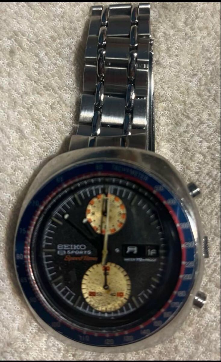 セイコースピードタイマー　 SEIKO 腕時計 クロノグラフ　 稼働品