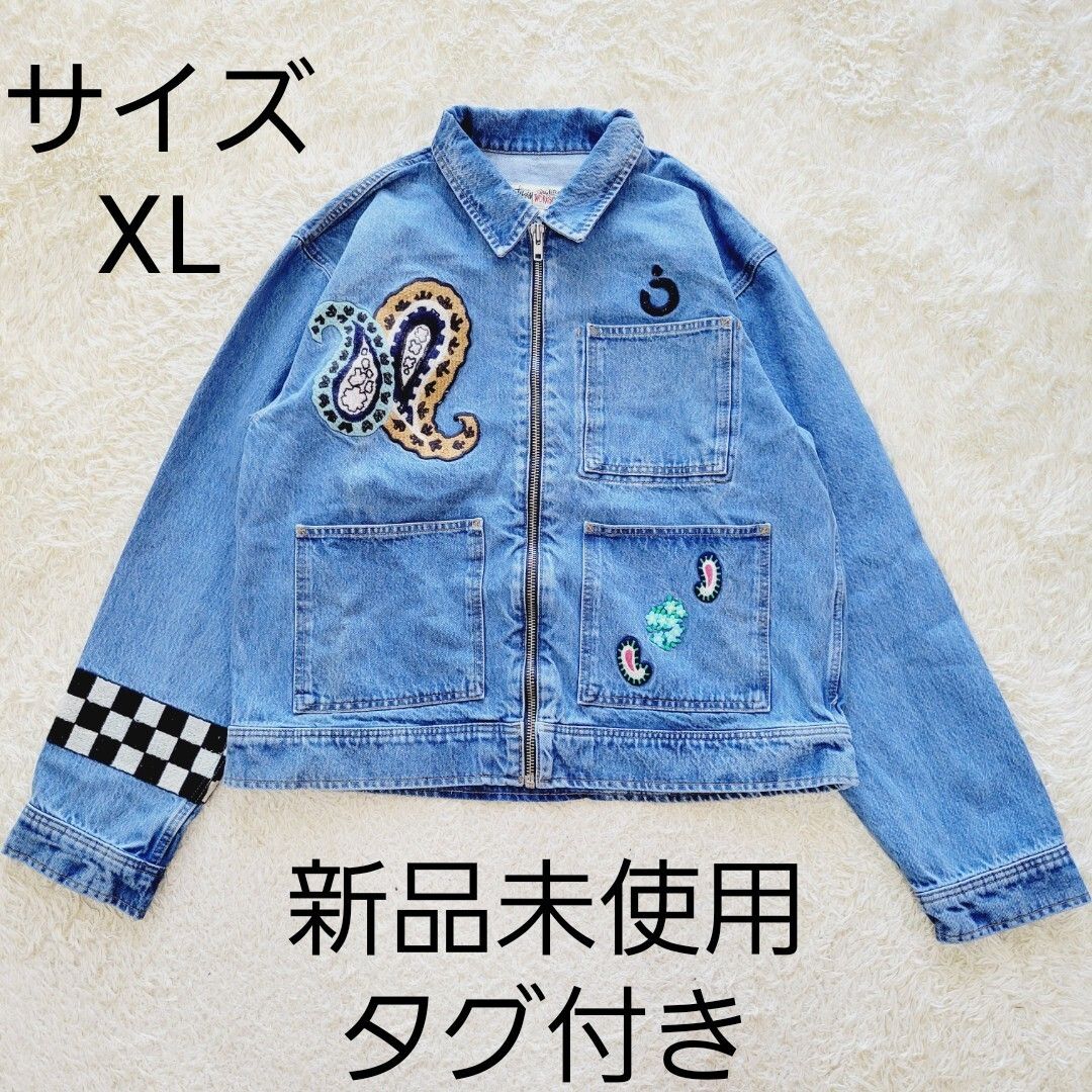 Stussy NOMA DENIM ZIP WORK JACKET Stone Wash ステューシー