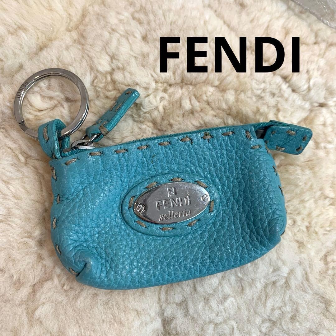 目立った傷や汚れなし】☆希少色☆FENDI セレリア コインケース