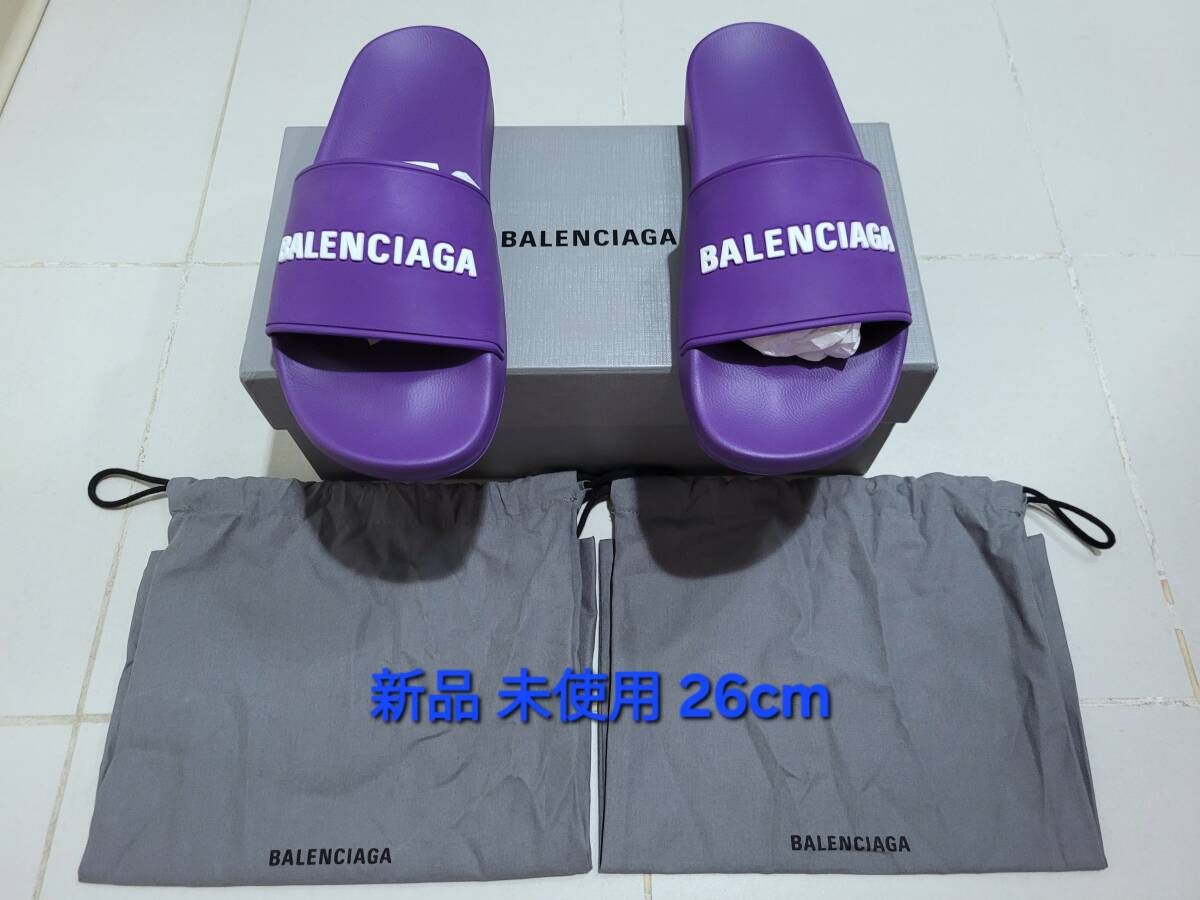 新品・未使用】バレンシアガ プールスライドサンダル