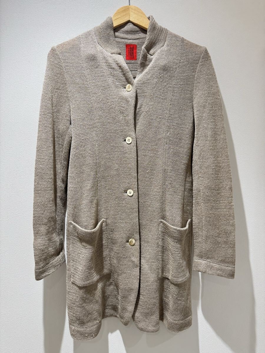 目立った傷や汚れなし】【ISSEY MIYAKE HaaT】リネン100％ 厚手