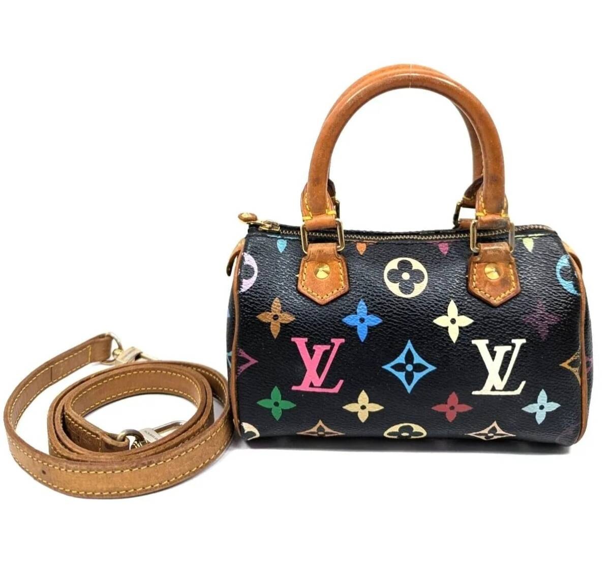 LOUIS VUITTON モノグラム マルチカラー ミニスピーディ M92644 ハンドバッグ 村上隆 廃盤