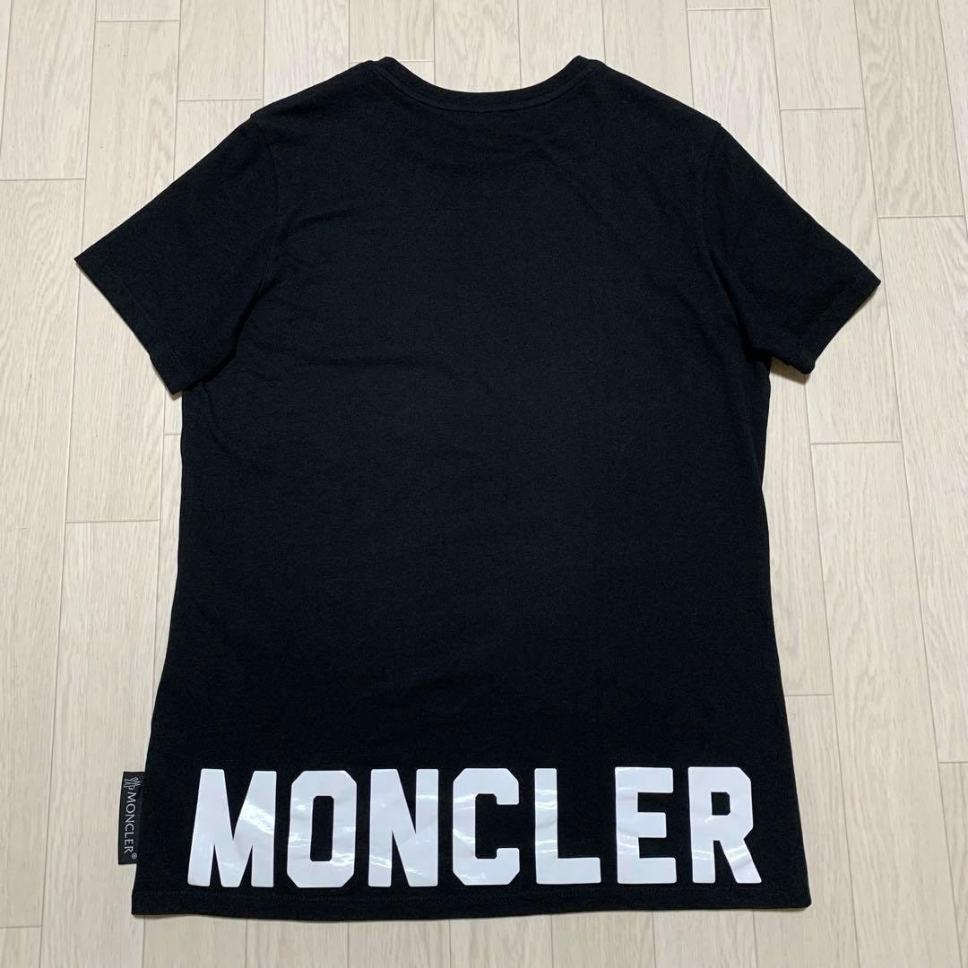 極美品　MONCLER レディースTシャツ　ブラック　M　国内正規品　3S618