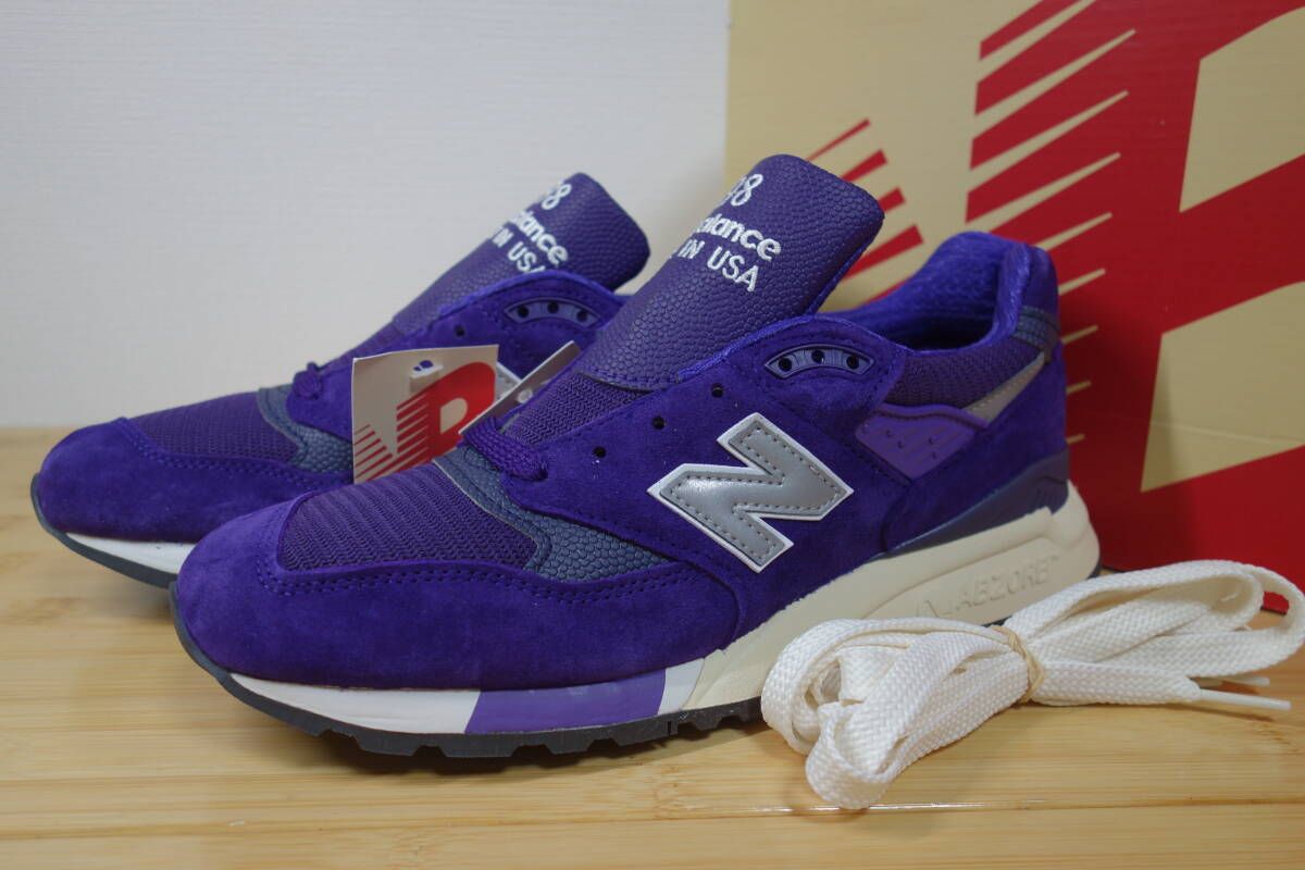 定価3.4万円 未使用 U998 TE 26cm USA M998 紫 定価3.4万円 未使用 U998 TE 26cm USA M998 紫