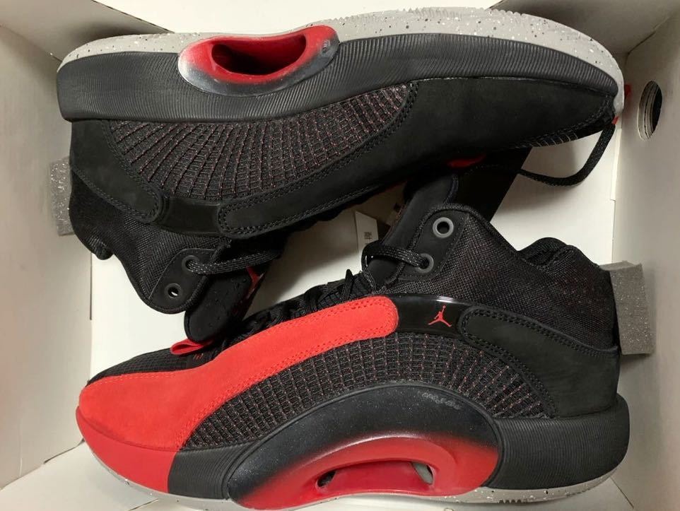 A+ (新品・未使用(ワケあり))】NIKE AIR JORDANXXXV 28cm 黒赤 八村塁