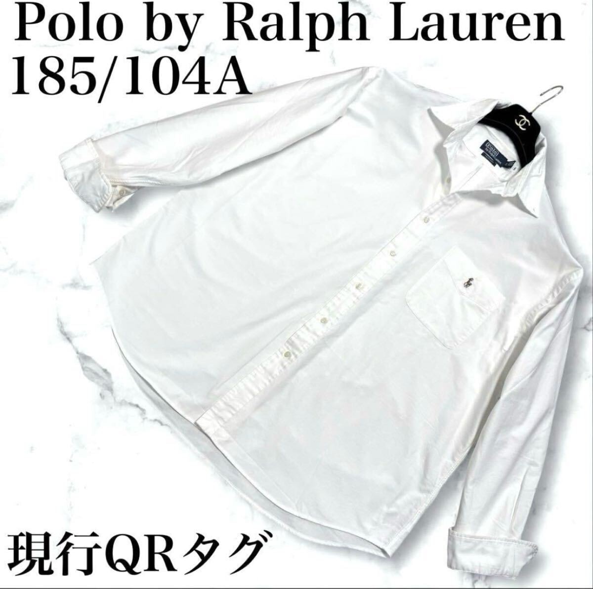 良品 現行QRタグ Polo by Ralph Lauren ポロラルフローレン 特大 THE BIG SHIRT ザ ビッグシャツ BDシャツ　ボタンダウン ドレス Y ワイ 白