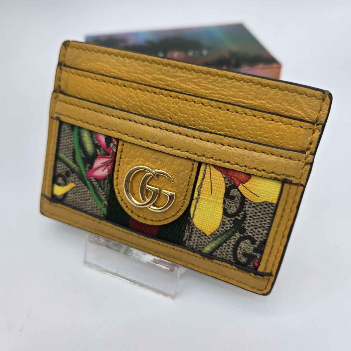 A (未使用に近い)】箱付き 未使用に近い GUCCI ペンケース 筆箱 GG