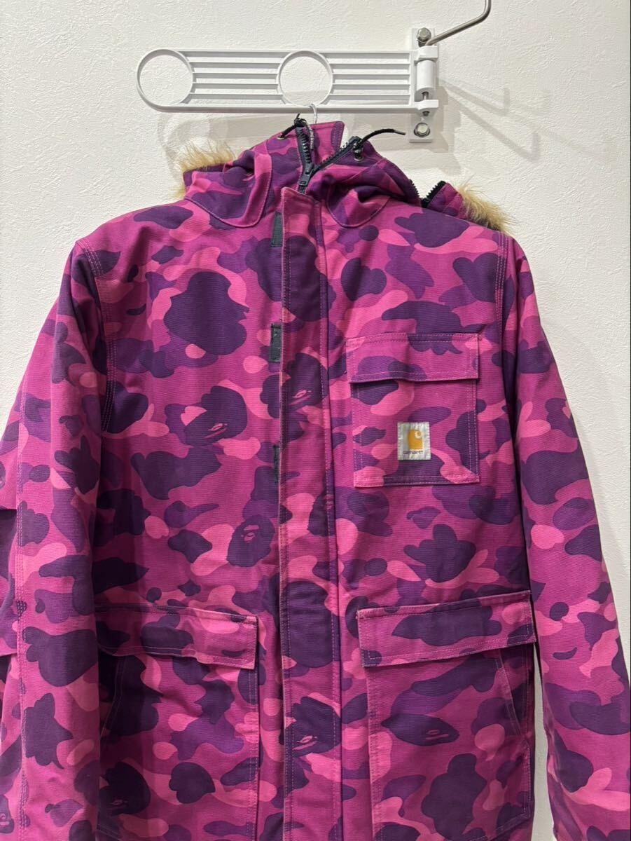 目立った傷や汚れなし】A BATHING APE×Carhartt ジャケットの
