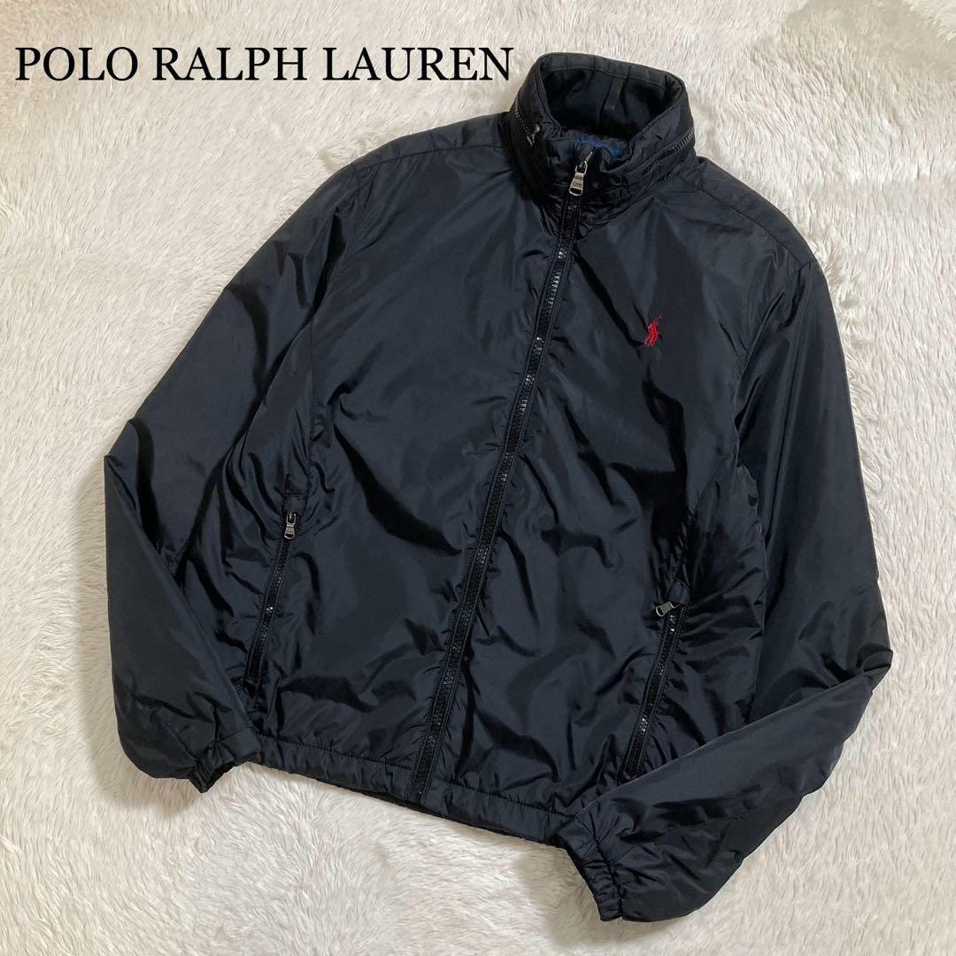美品 POLO RALPH LAUREN ポロラルフローレン ナイロンジャケット 中綿入り ポニーロゴ ブルゾン
