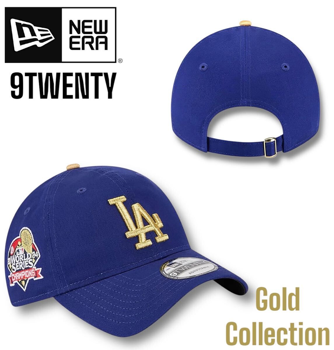 日本未発売 New Era LA Dodgers 920 Gold Collection Cap ニューエラ キャップ LA ドジャース 9twenty 大谷翔平　ゴールドコレクション