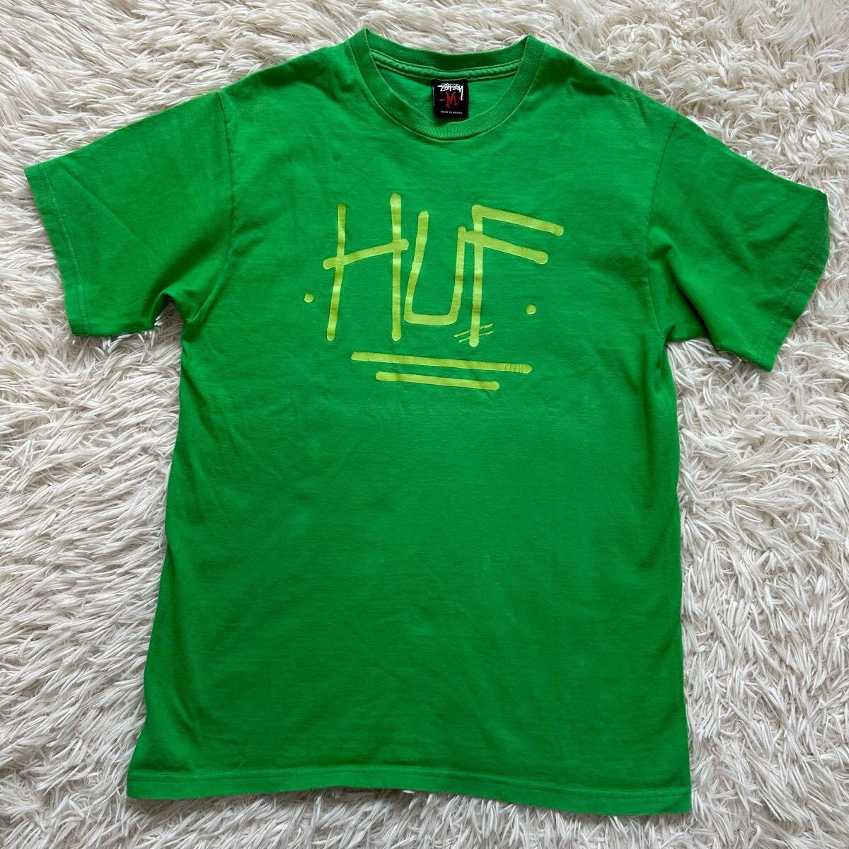 目立った傷や汚れなし】【STUSSY】ステューシー ハフコラボ Tシャツ M  