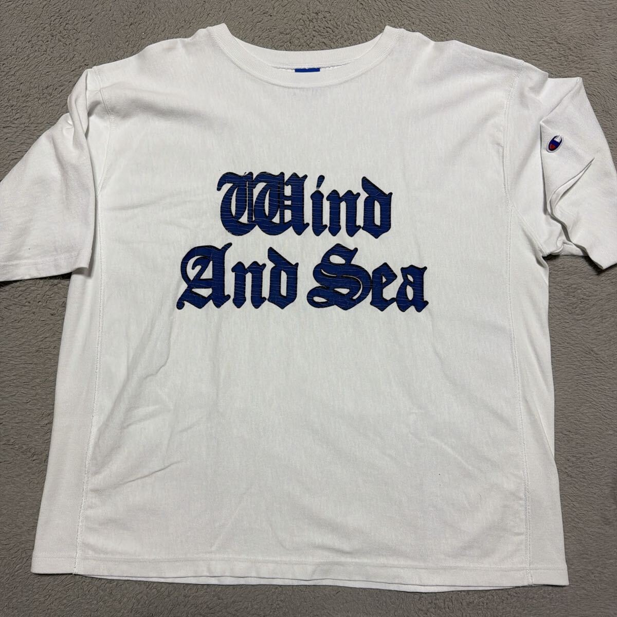 WIND AND SEA Champion チャンピオン　tシャツ XL 白　tee 