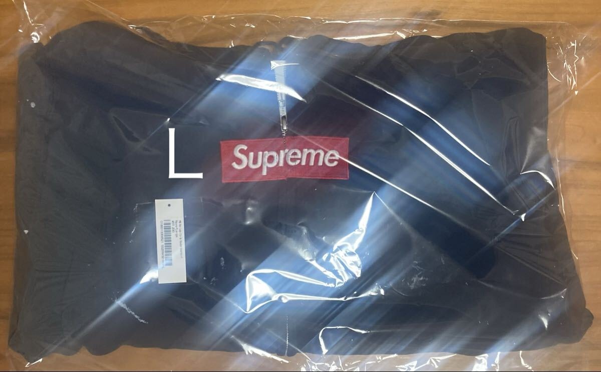 L Supreme MM6 Maison Margiela Box Logo Zip Up Hooded Sweatshirt Navy ネイビー 紺 シュプリーム メゾン マルジェラ ボックスロゴ