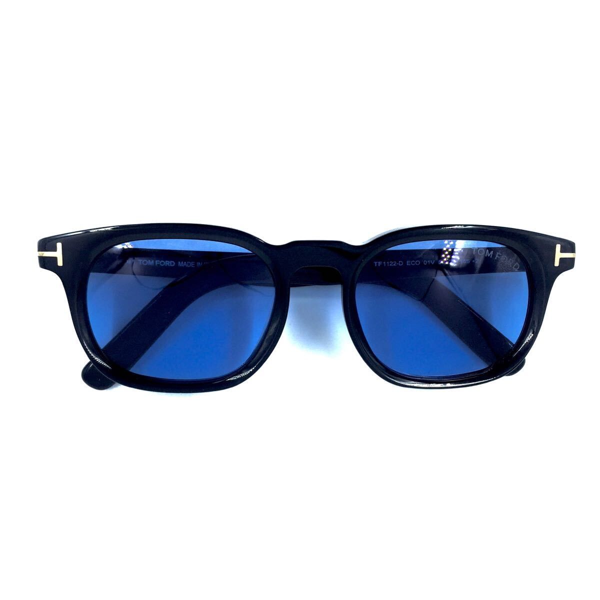 TOM FORD トムフォード TF1122-D 01V サングラス ブラック　アジアンフィット UV付サングラス