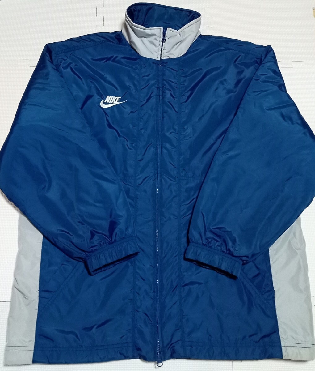 90s NIKE PREMIER フード内蔵 キルティングライナー ナイロンジャケット