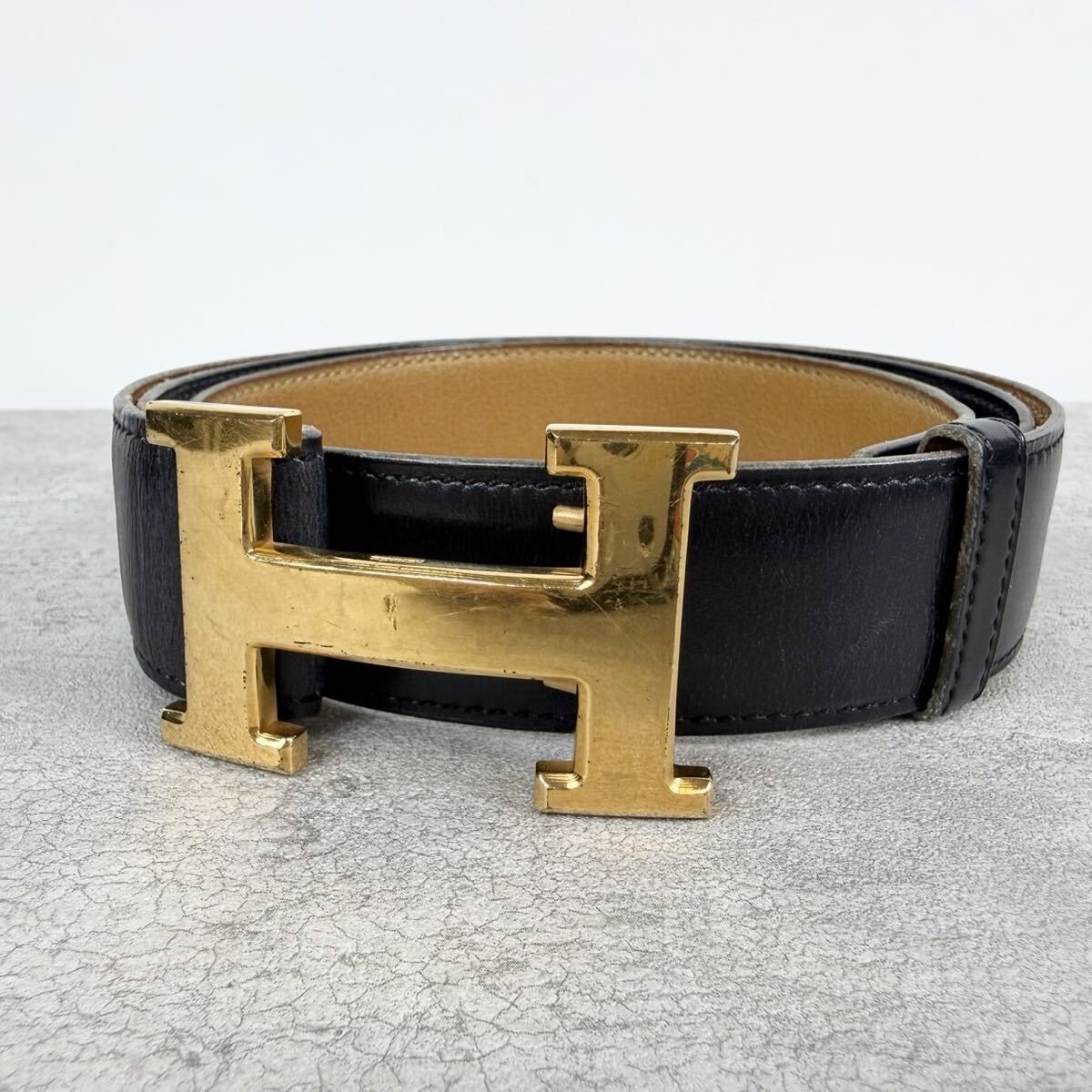 HERMES コンスタンス リバーシルブル ベルト ◯G刻印 