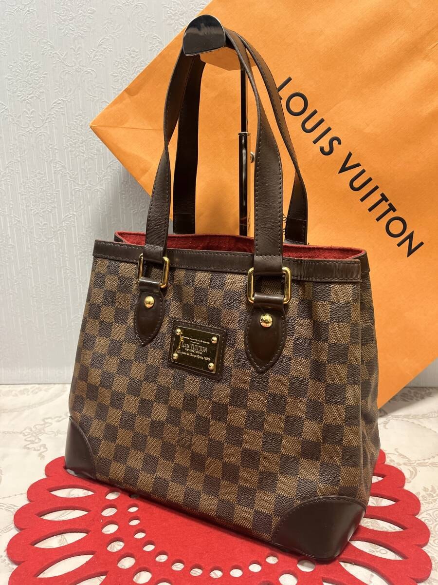 極上美品 LOUIS VUITTON ルイヴィトン ハムステッド PM ダミエ N51205 ハンドバッグ 正規品 ビトン 145