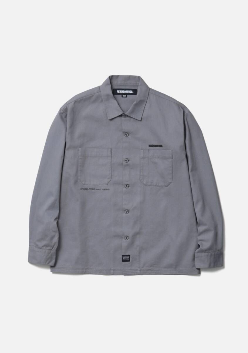【定価以下】【25AW L】GRAY NEIGHBORHOOD CLASSIC WORK SHIRT LS 252TSNH-SHM01